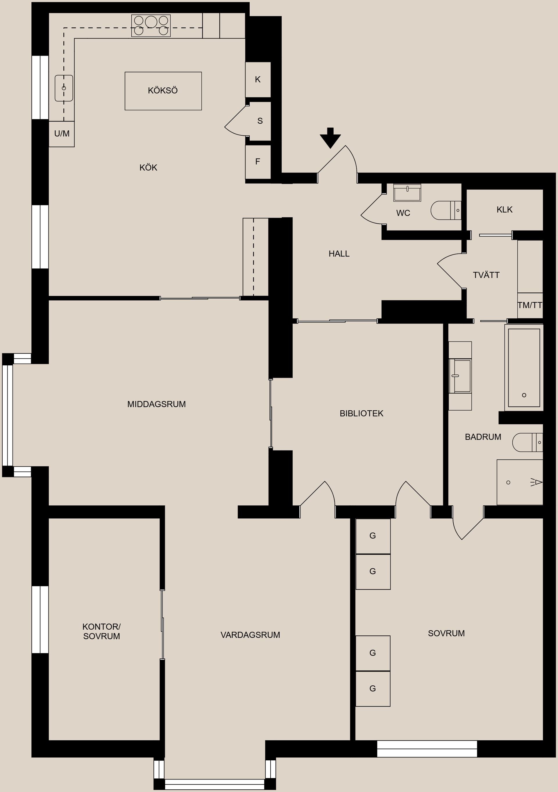 Bostadsrätt, Loddbygatan 2, Centralt, Norr, Norrköping