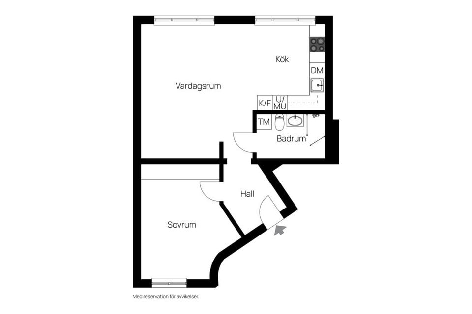 Bostadsrätt, Hvitfeldtsgatan 21B, Centrum, Halmstad