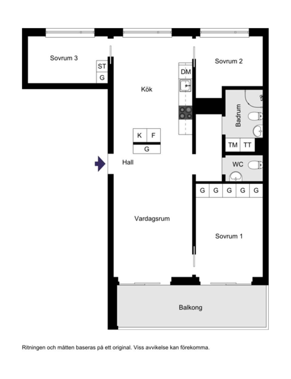 Bostadsrätt, Orgelgatan 15, Kapellgärdet, Uppsala