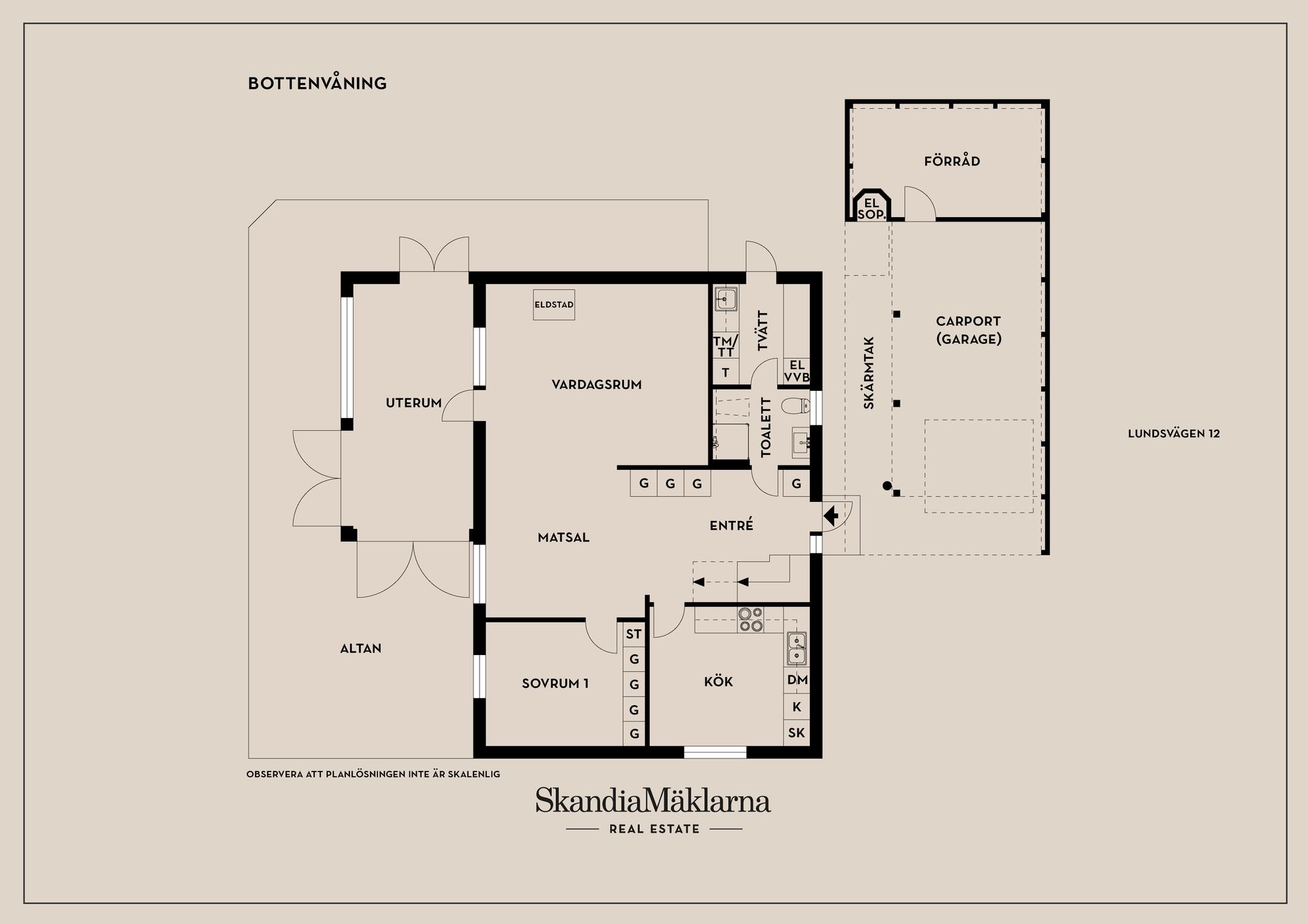 Villa, Lundsvägen 12, Kil