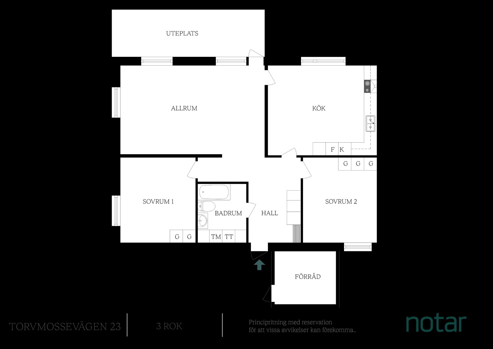 Bostadsrätt, Torvmossevägen 23, Kullavik, Kungsbacka