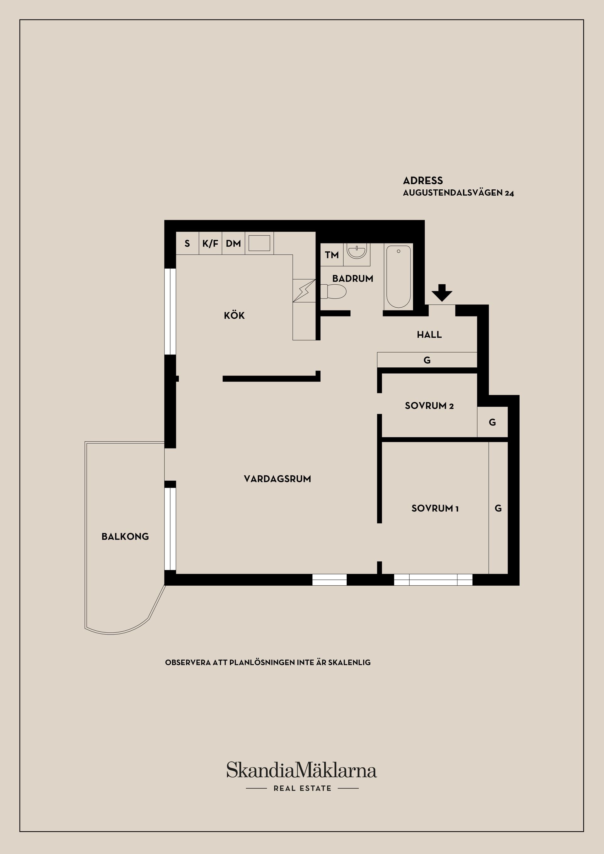 Bostadsrätt, Augustendalsvägen 24, Nacka Strand, Nacka