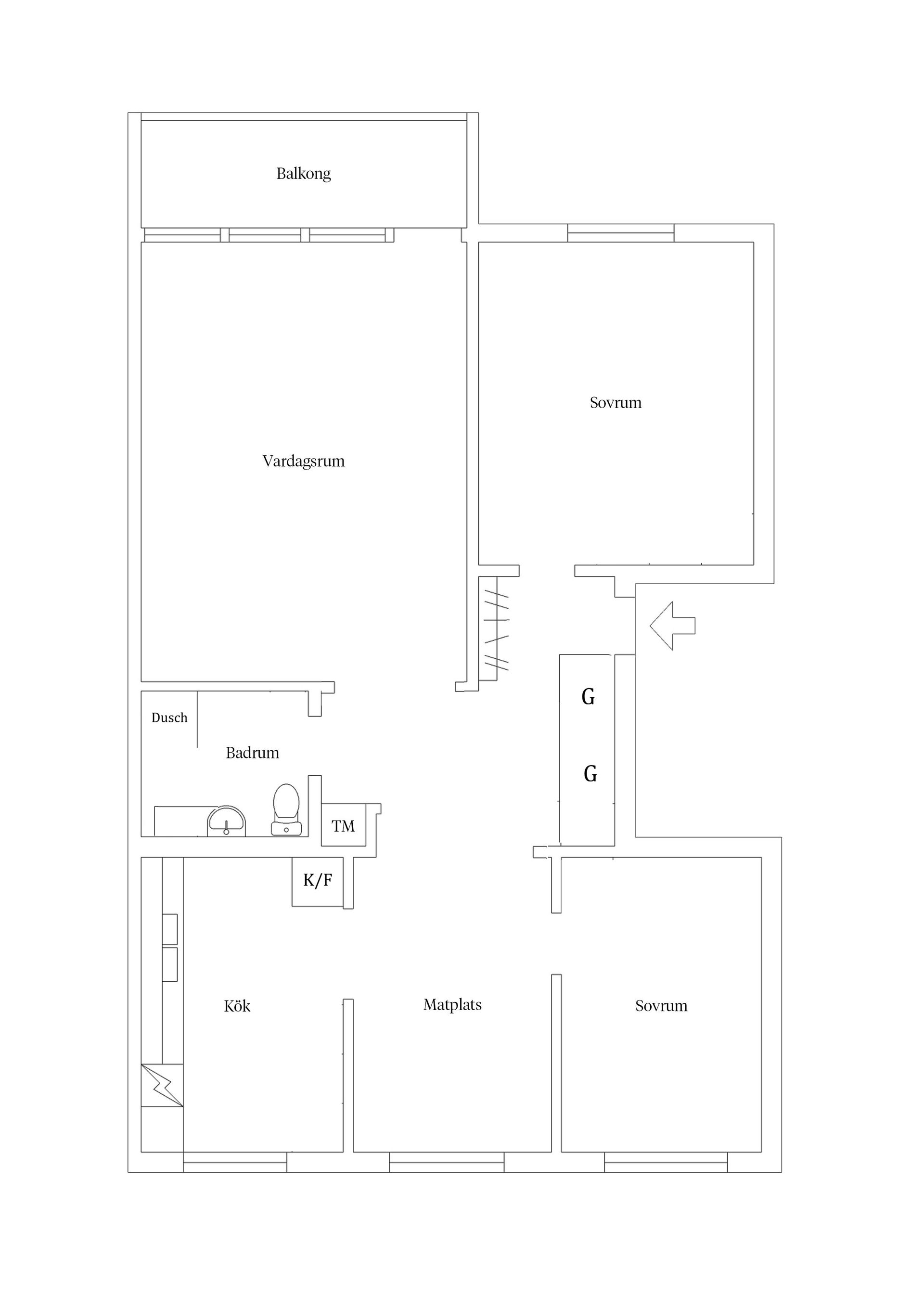 Bostadsrätt, Kaplansbacken 5B, Edsberg, Sollentuna