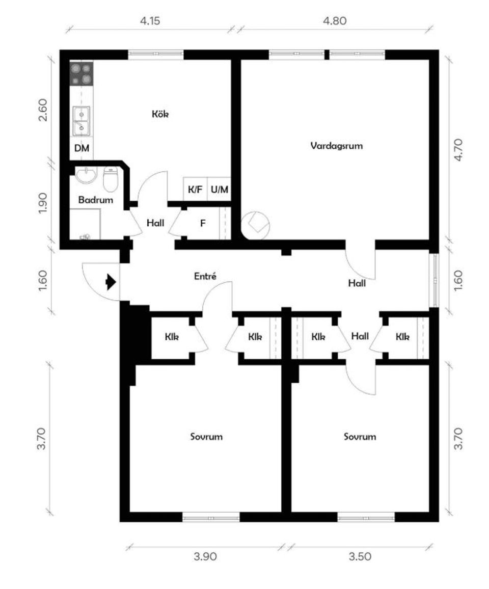 Bostadsrätt, Exercisvägen 3, Uddevalla