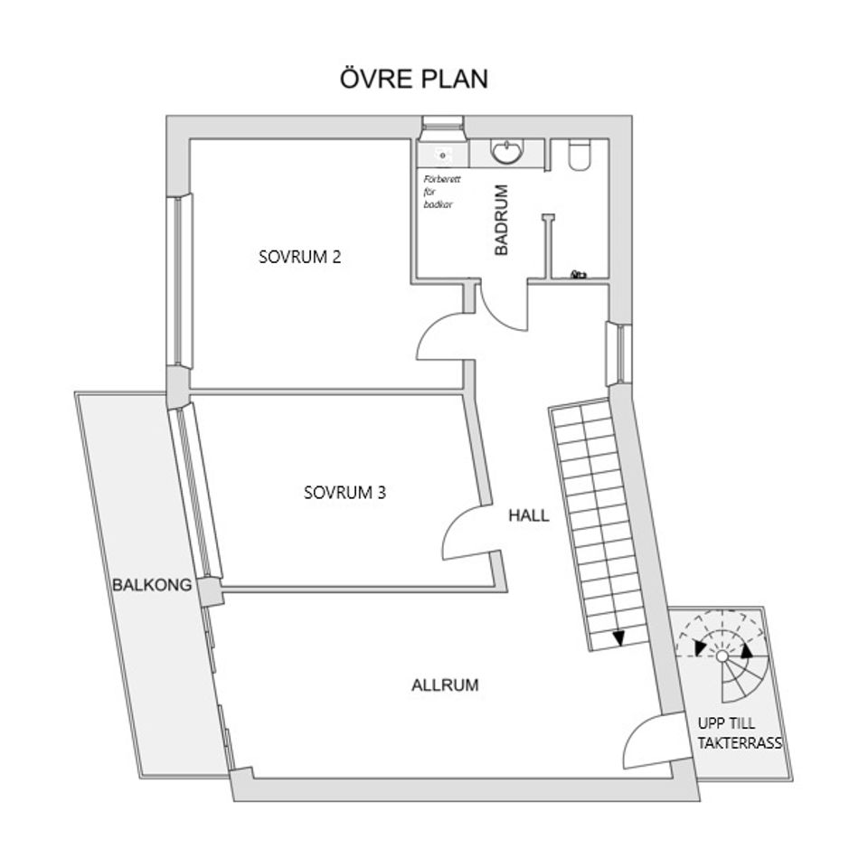 Bostadsrätt, Radhus, Björnbärsvägen 13A, Tyresö strand, Tyresö