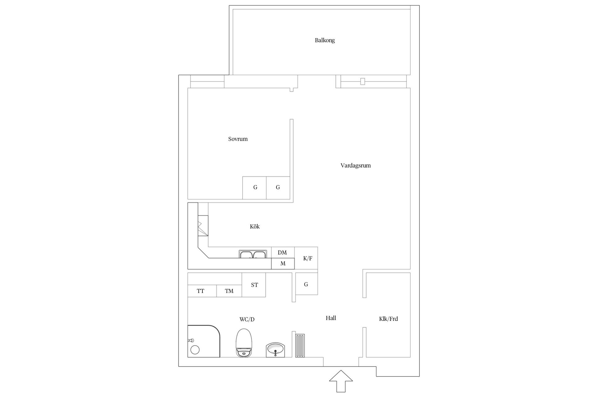Bostadsrätt, Sjömärkesgatan 6B, Lillåudden, Västerås