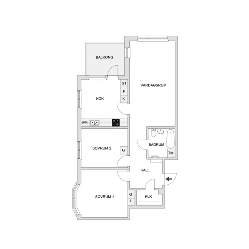 Bostadsrätt, Stenhagsvägen 77, Stenhagen, Uppsala