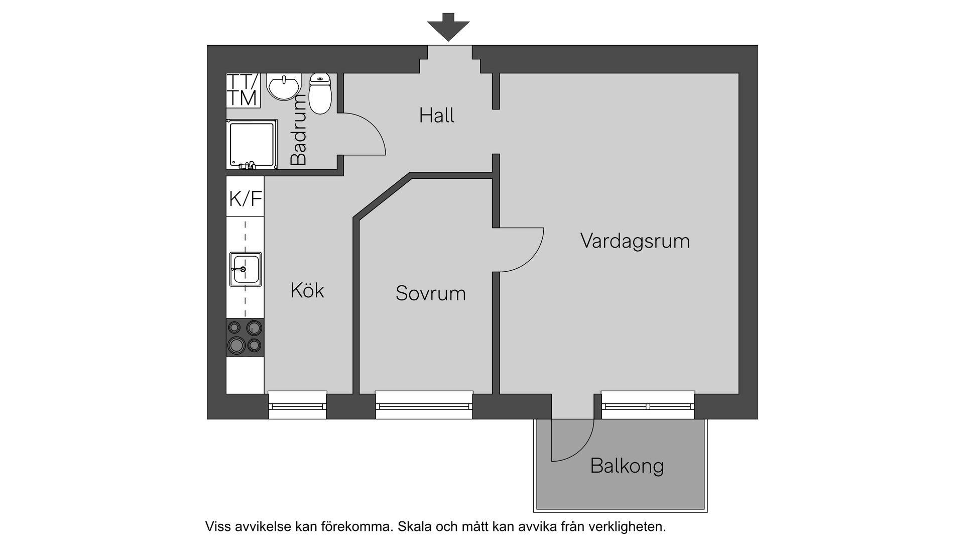Bostadsrätt, Enslövsvägen 17B, Halmstad Centrum, Halmstad