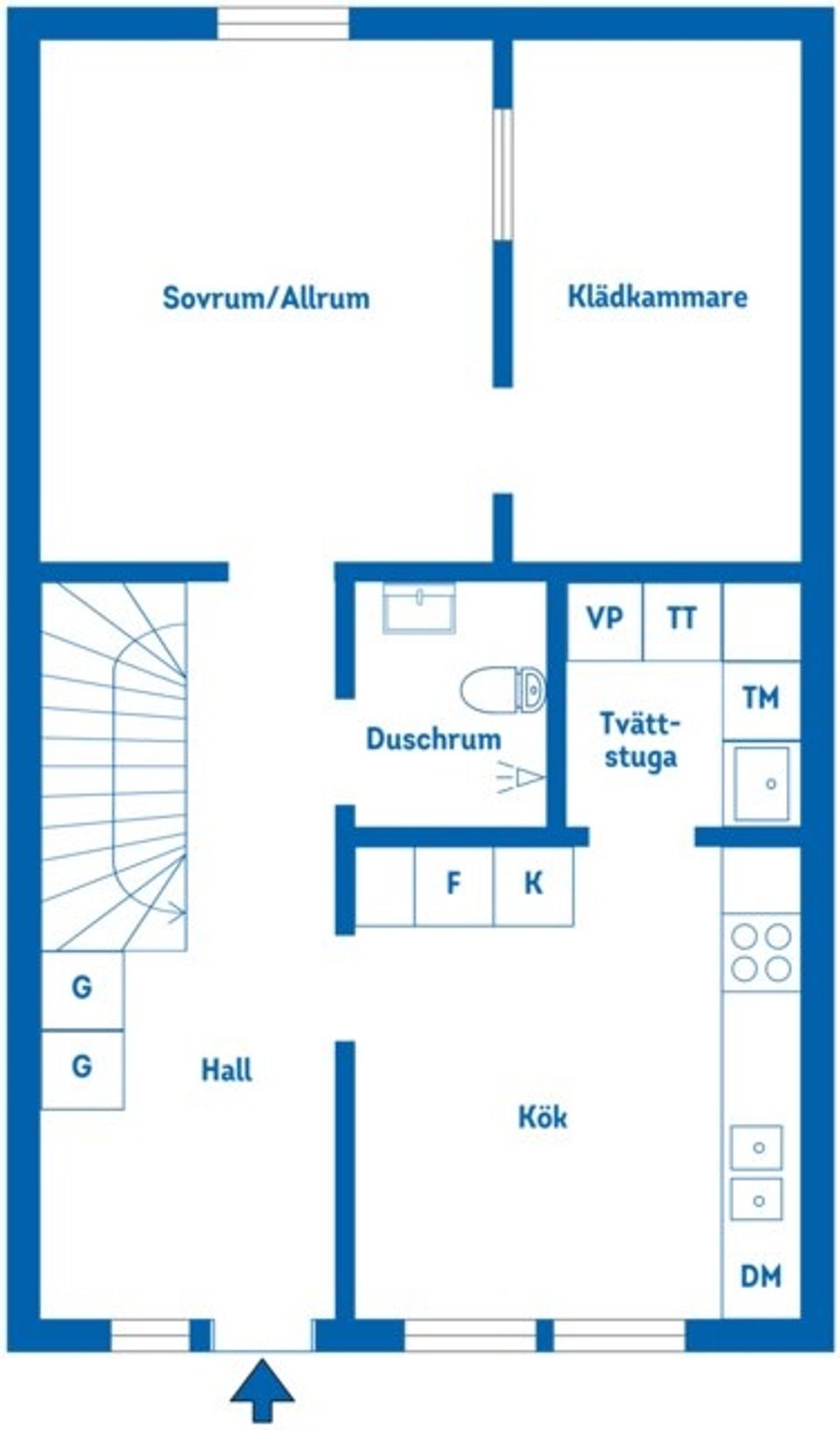 Bostadsrätt, Radhus, Januarivägen 6C, Brogetorp, Flen