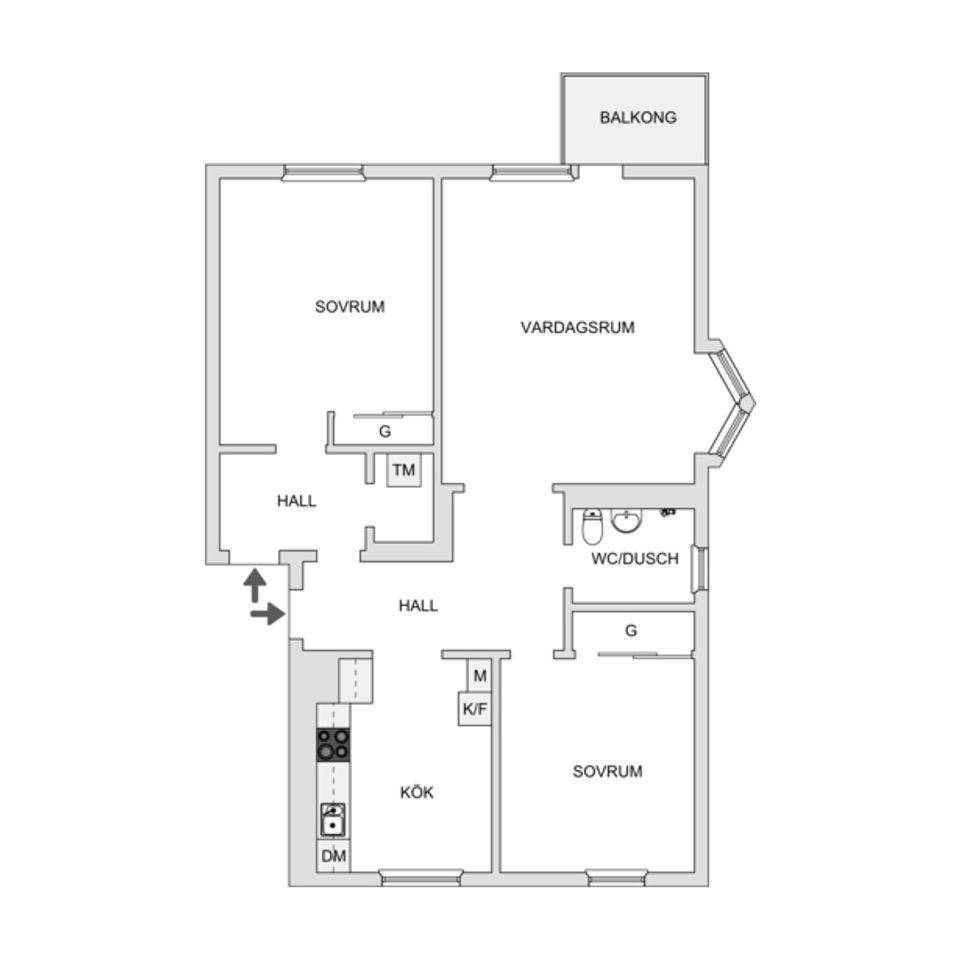 Bostadsrätt, Lottgatan 20A, Odenslund, Östersund