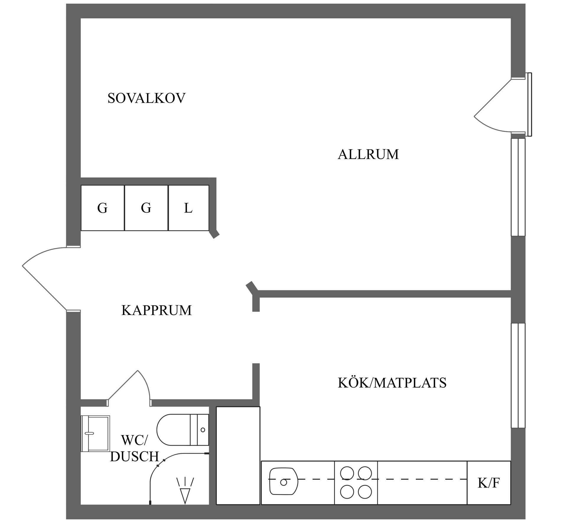 Bostadsrätt, Smedstugugatan 18A, Haga, Norrköping
