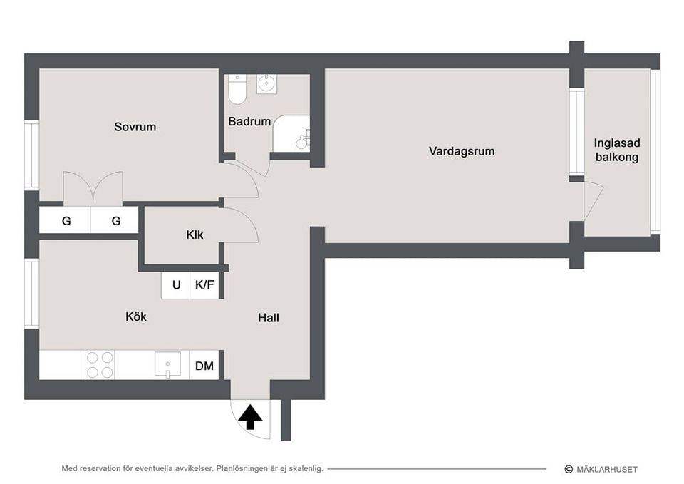 Bostadsrätt, Malmögatan 7B, Eneborg, Helsingborg