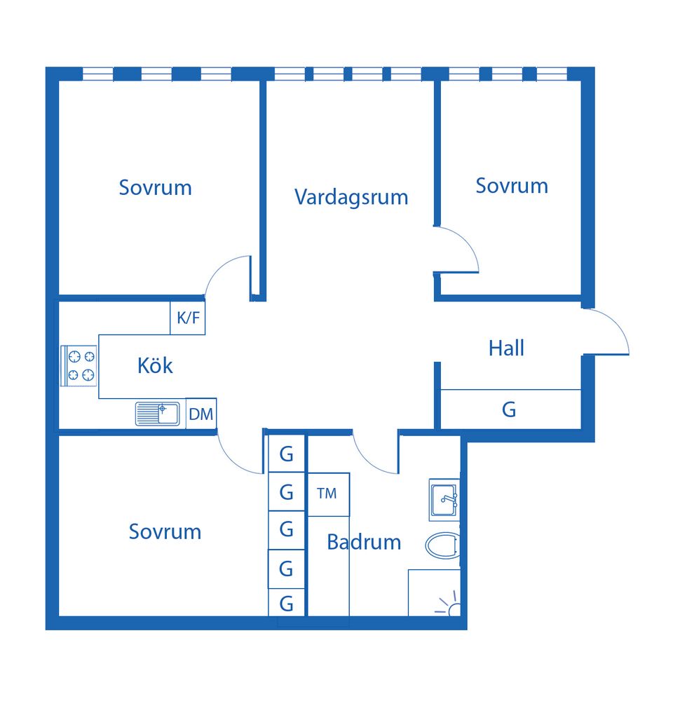 Bostadsrätt, Prästgårdsallén 20, Bomhus, Gävle