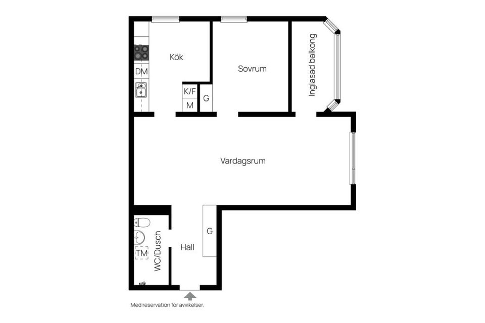 Bostadsrätt, Klingagatan 6, Skarphagen, Norrköping