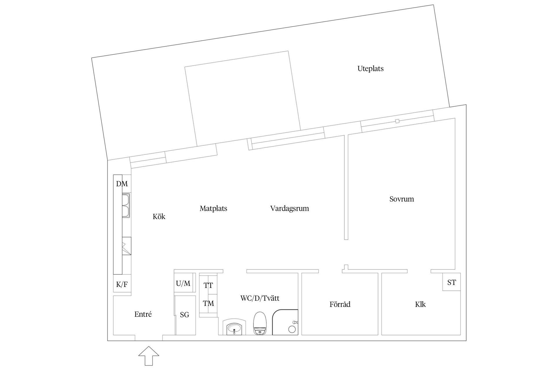 Bostadsrätt, Mittlinjen 7B, Arenaparken, Lund