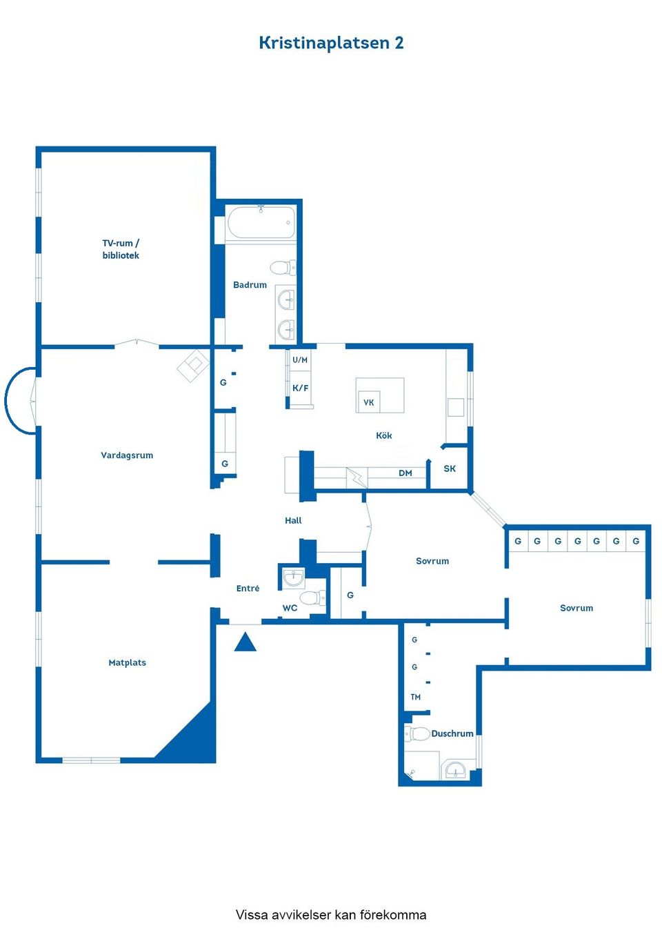Bostadsrätt, Kristinaplatsen 2, Söder, Norrköping