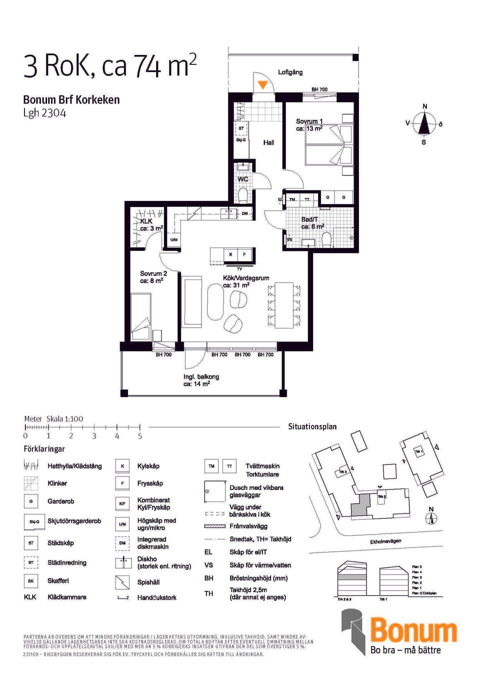 Bostadsrätt, Ekholmsvägen 22, Ekholmen, Linköping