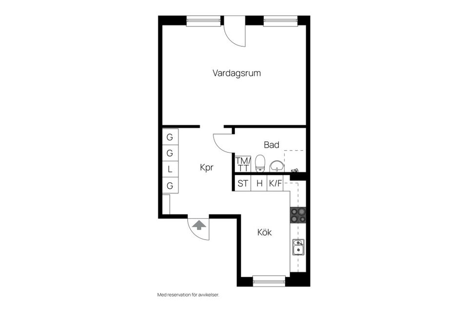 Bostadsrätt, Östra Hansegatan 7, Visby -  Länna, Gotland