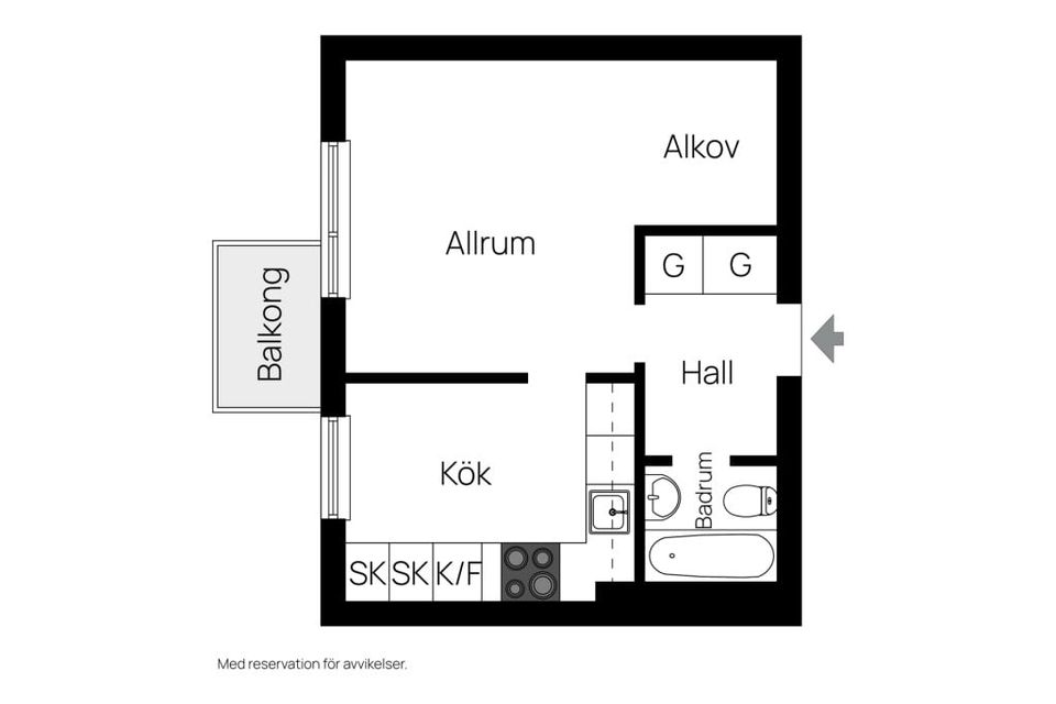 Bostadsrätt, Norrtäljegatan 16 B, Fålhagen, Uppsala