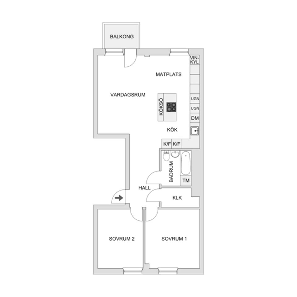 Bostadsrätt, Ringvägen 9F, Södermalm - Skinnarviksberget, Stockholm