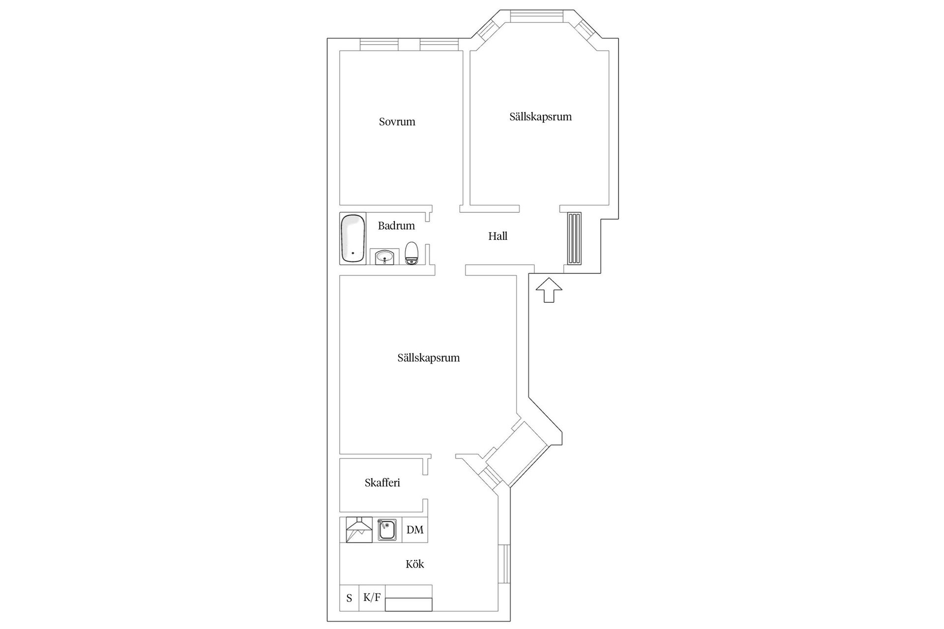 Bostadsrätt, Amiralsgatan 29A, S:t Knut , Malmö