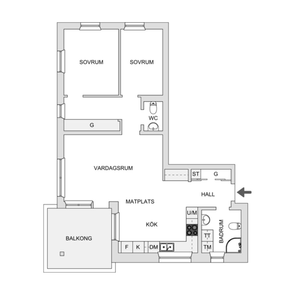 Bostadsrätt, Nyckelvägen 2, Gräshagen, Jönköping