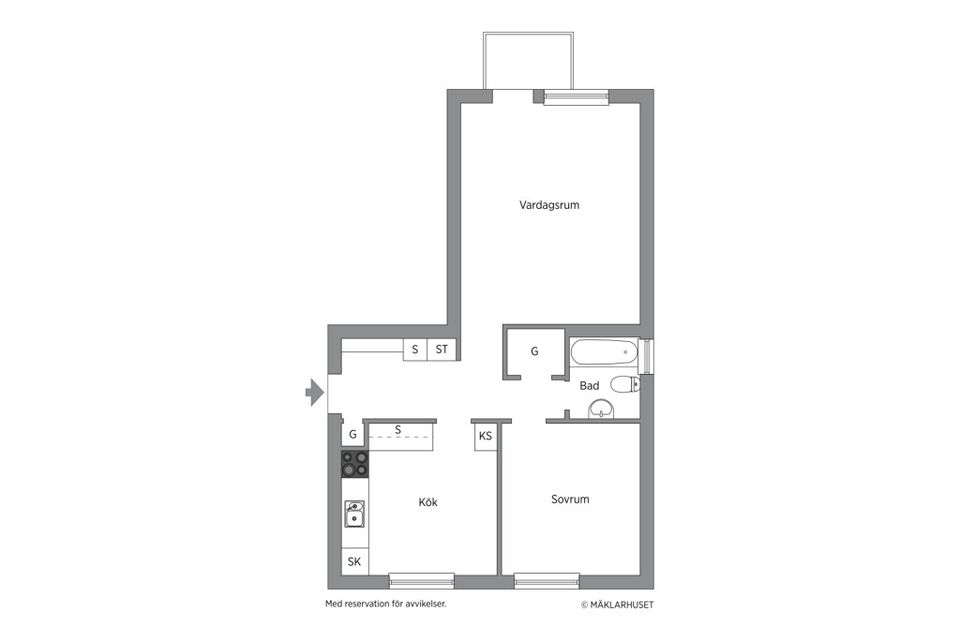 Bostadsrätt, Vindelgatan 46B, Byttorp, Borås
