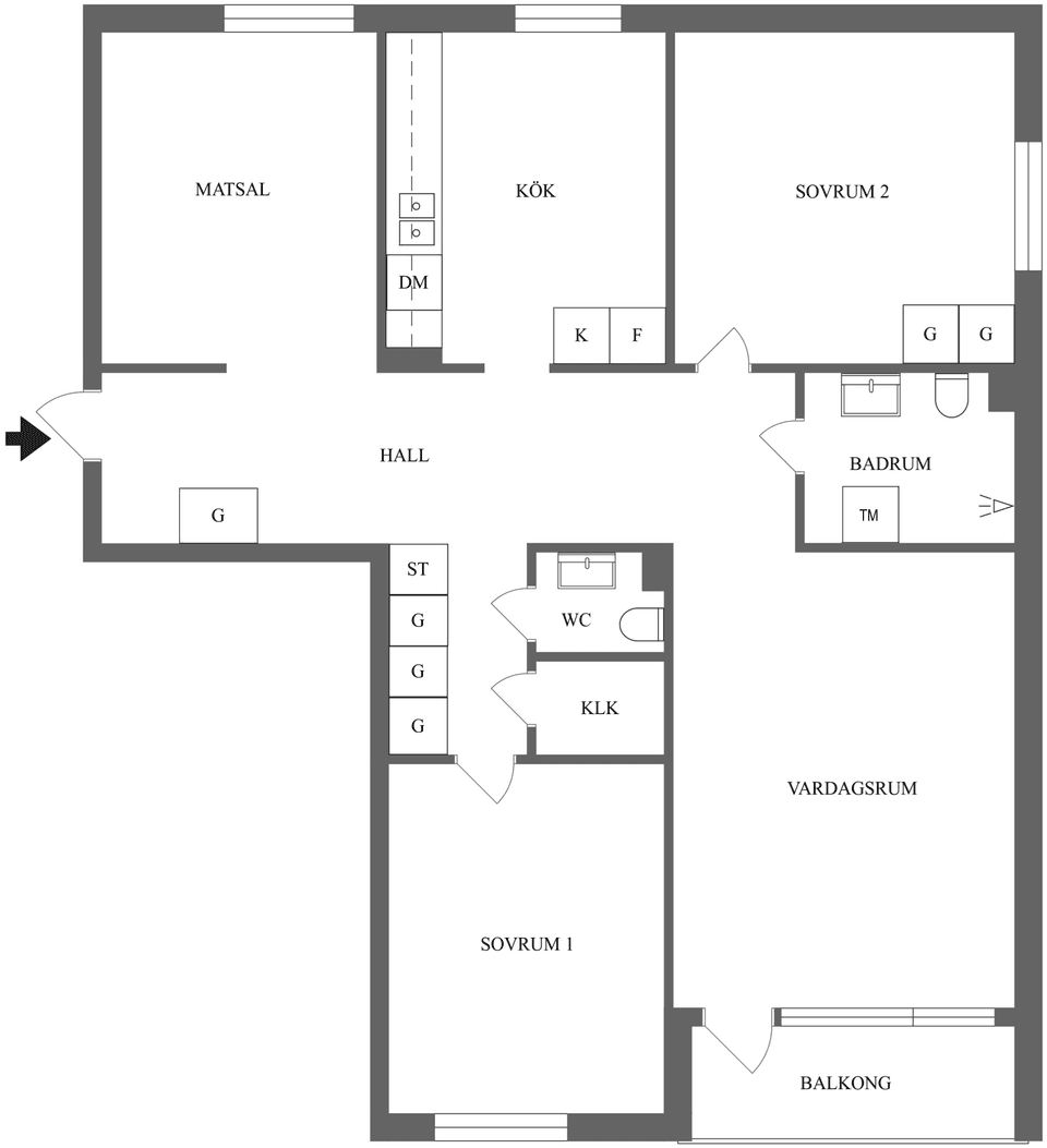 Bostadsrätt, Slottsgatan 125, Centralt, Norrköping