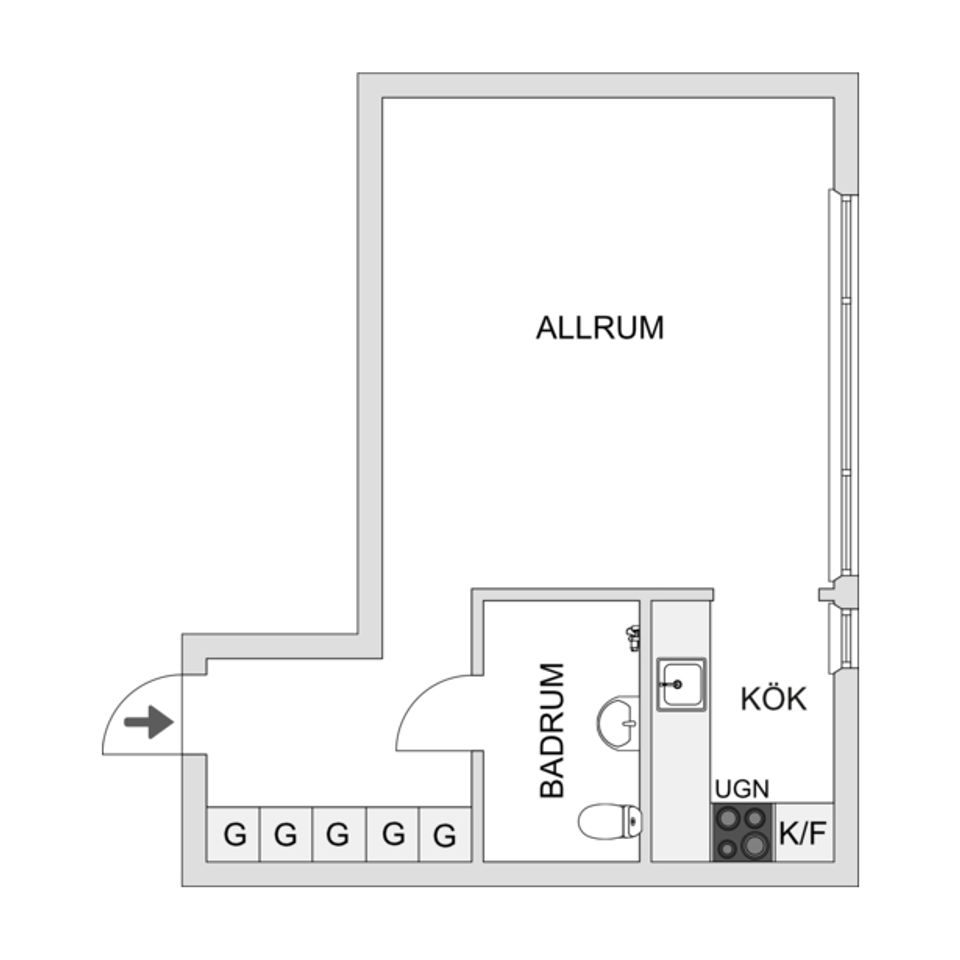 Bostadsrätt, Nordostpassagen 53, Linnéstaden, Göteborg