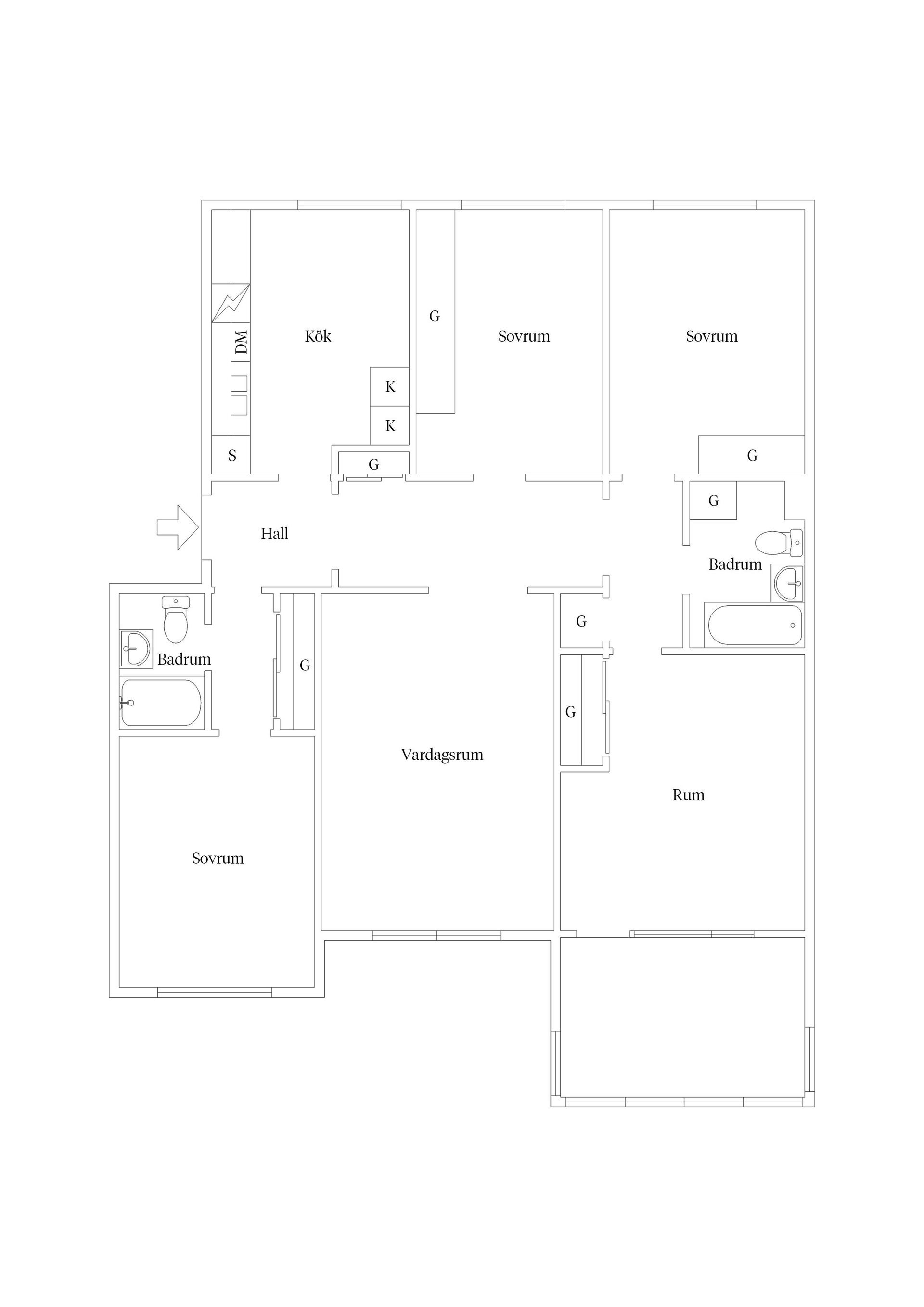Bostadsrätt, Fridhemsgatan 94D, Skönsmon, Sundsvall