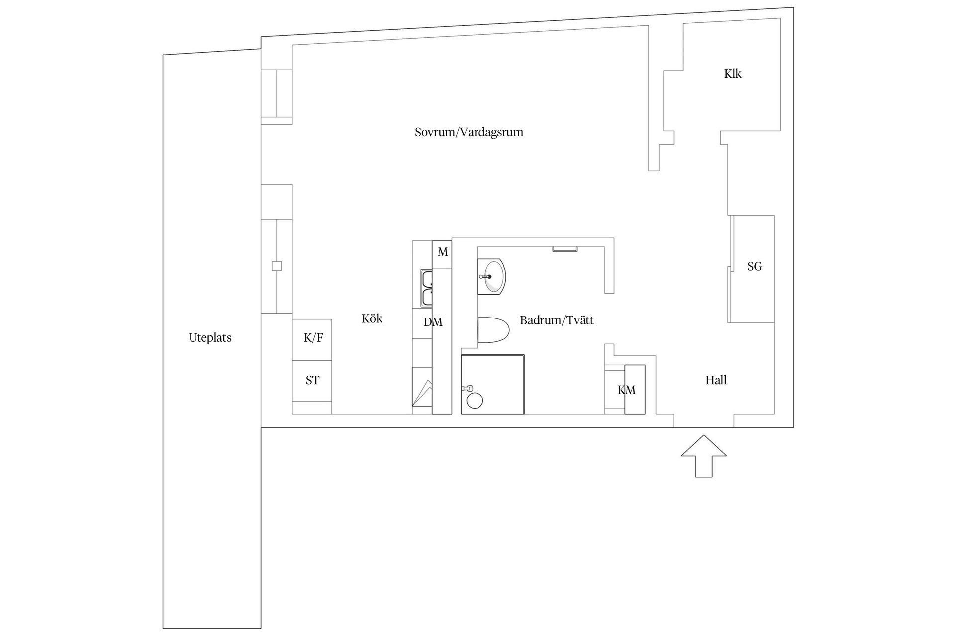 Bostadsrätt, Fredriksskanstorget 6, Fredriksskans, Kalmar