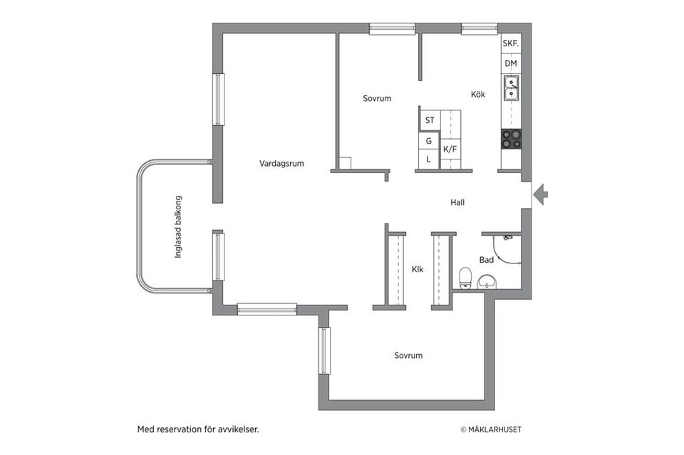 Bostadsrätt, Baldersvägen 50, Haga - norrliden, Sundsvall