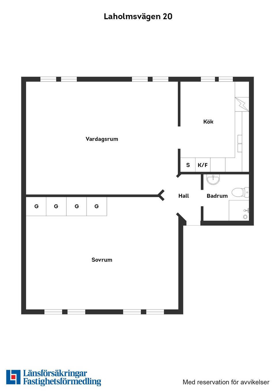 Bostadsrätt, Laholmsvägen 20, Centralt/Högskolan, Halmstad