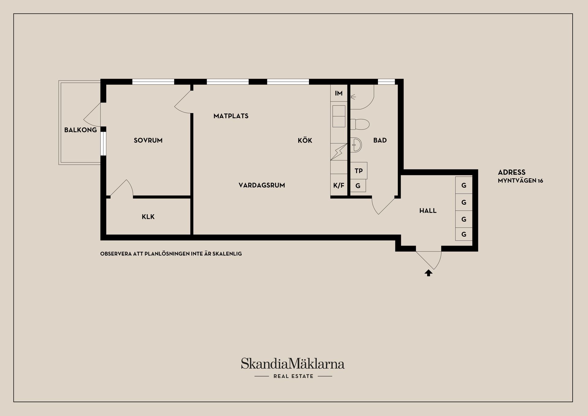 Bostadsrätt, Myntvägen 16, Tumba - Centralt, Botkyrka