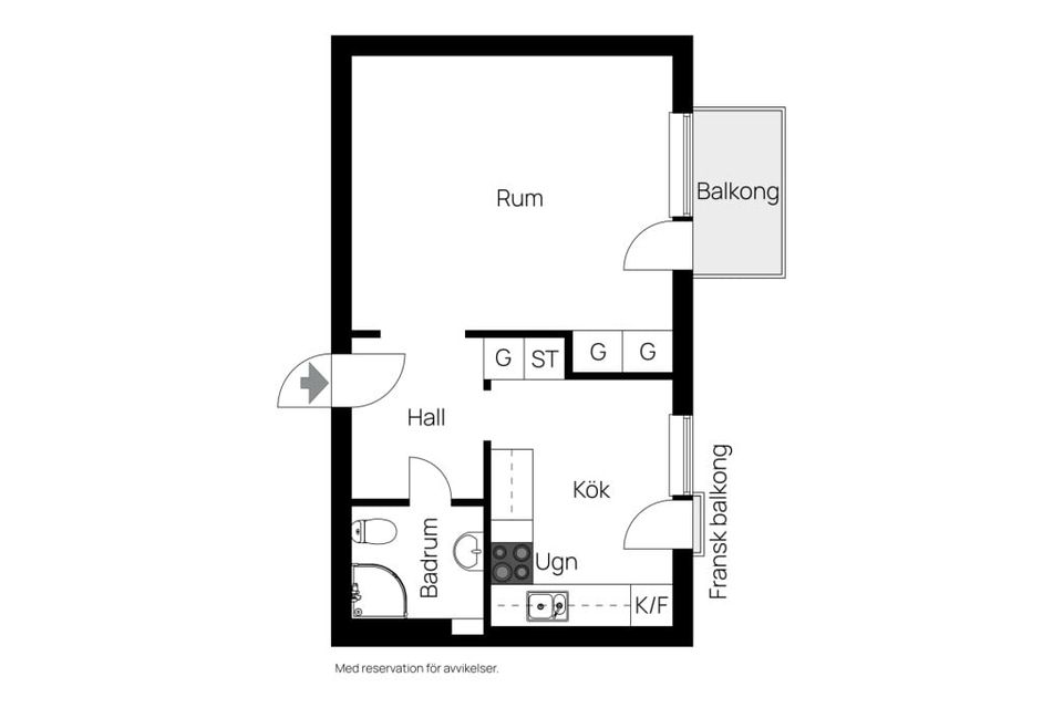 Bostadsrätt, Borgmästaregatan 6A, Centralt, Oskarshamn