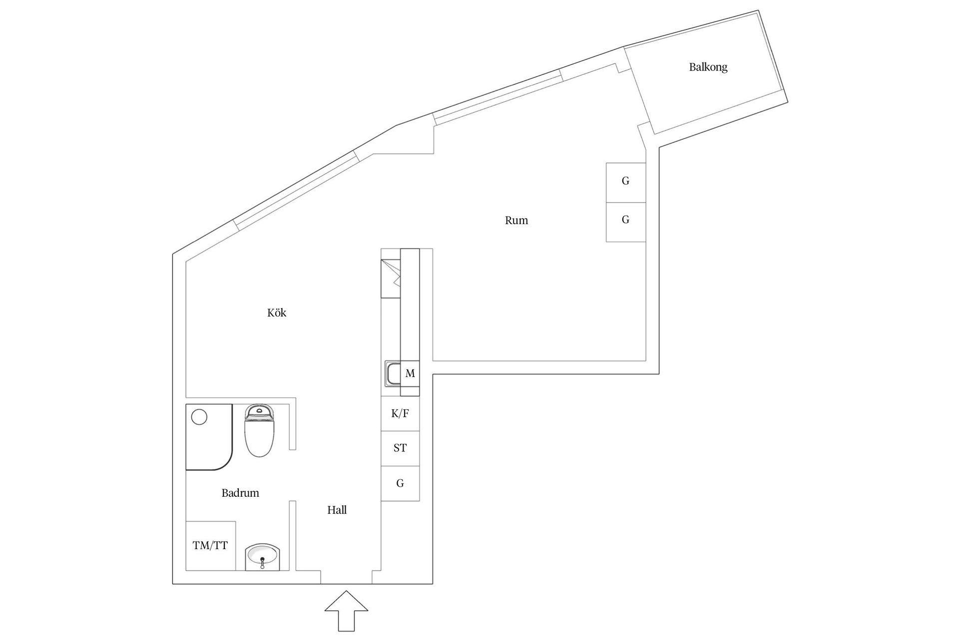 Bostadsrätt, Funäsgatan 8, Vällingby Parkstad, Stockholm