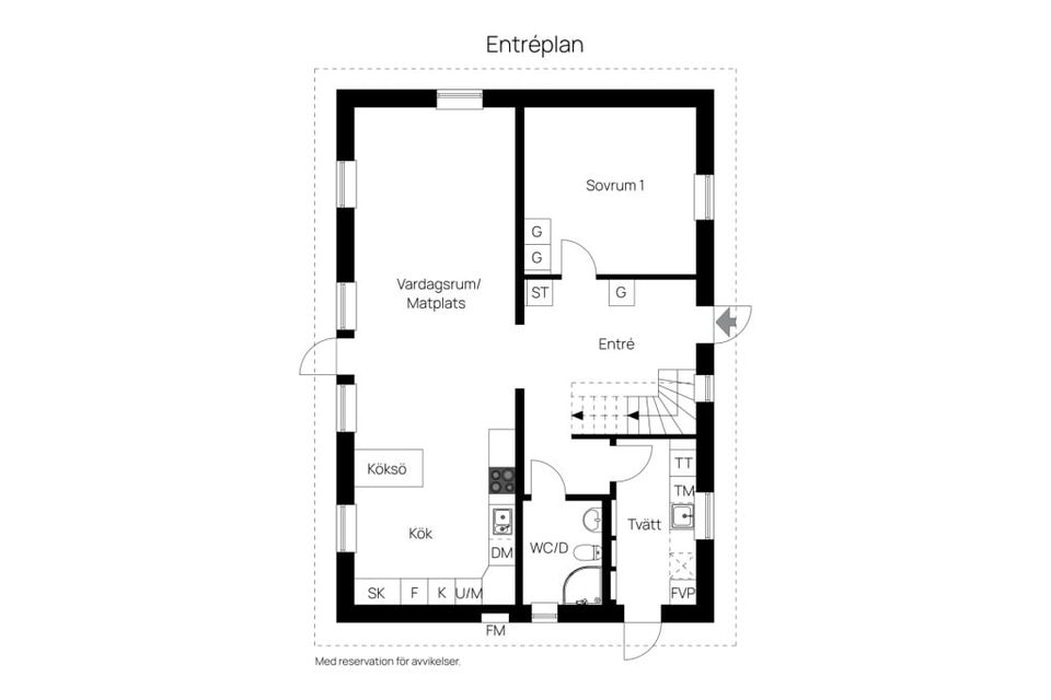 Villa, Granbacksvägen 3, Skolsta, Enköping