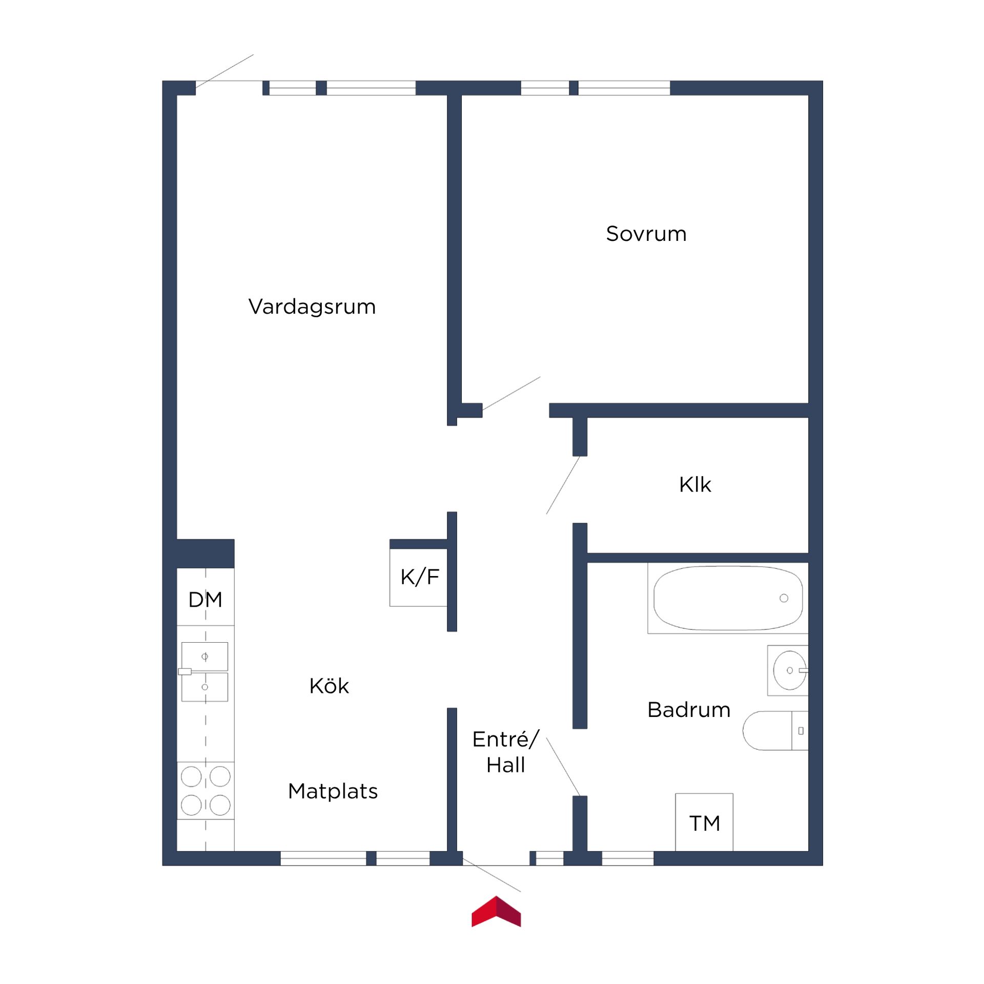 Bostadsrätt, Helgonagatan 62, Munkegärde, Kungälv