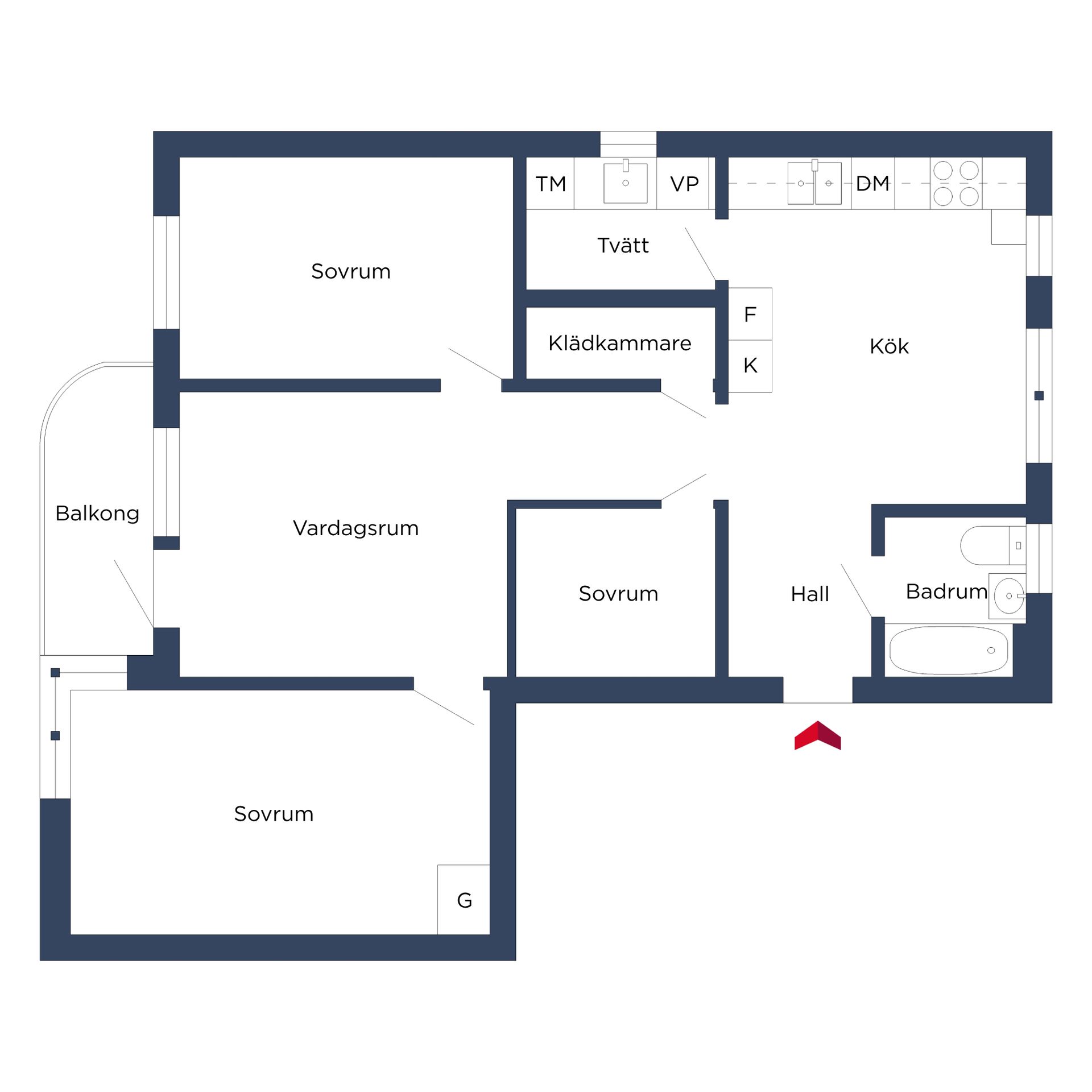 Bostadsrätt, Östra porten 47, Ytterby, Kungälv