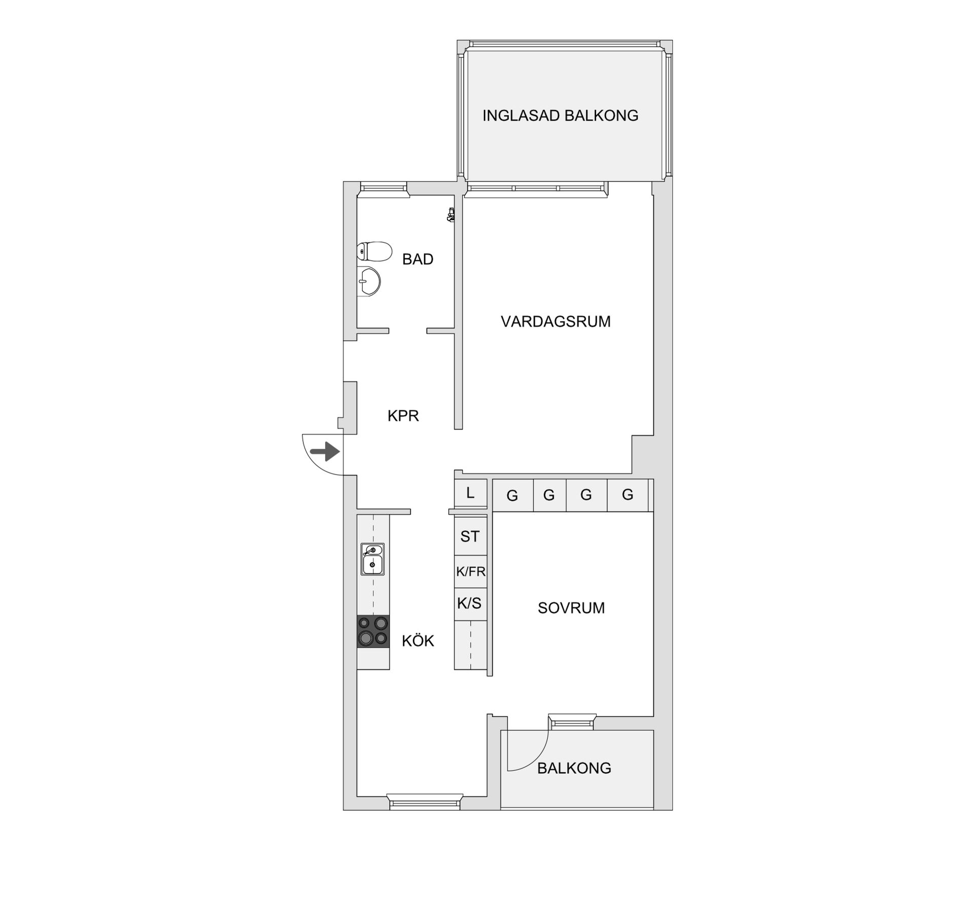 Bostadsrätt, Dirigentvägen 36, Sjungande dalen, Skellefteå