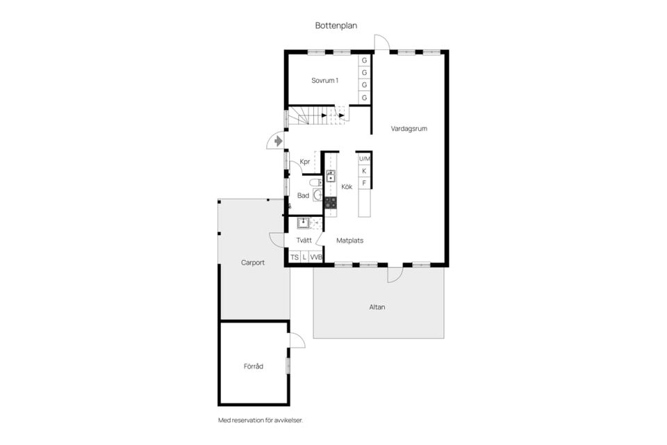 Radhus, Vargvägen 9, Råda, Lidköping