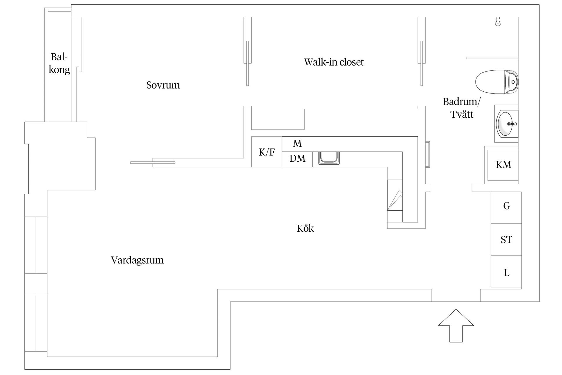 Bostadsrätt, Lodjursstråket 1 (Karlatornet vån 37), Lindholmen, Göteborg
