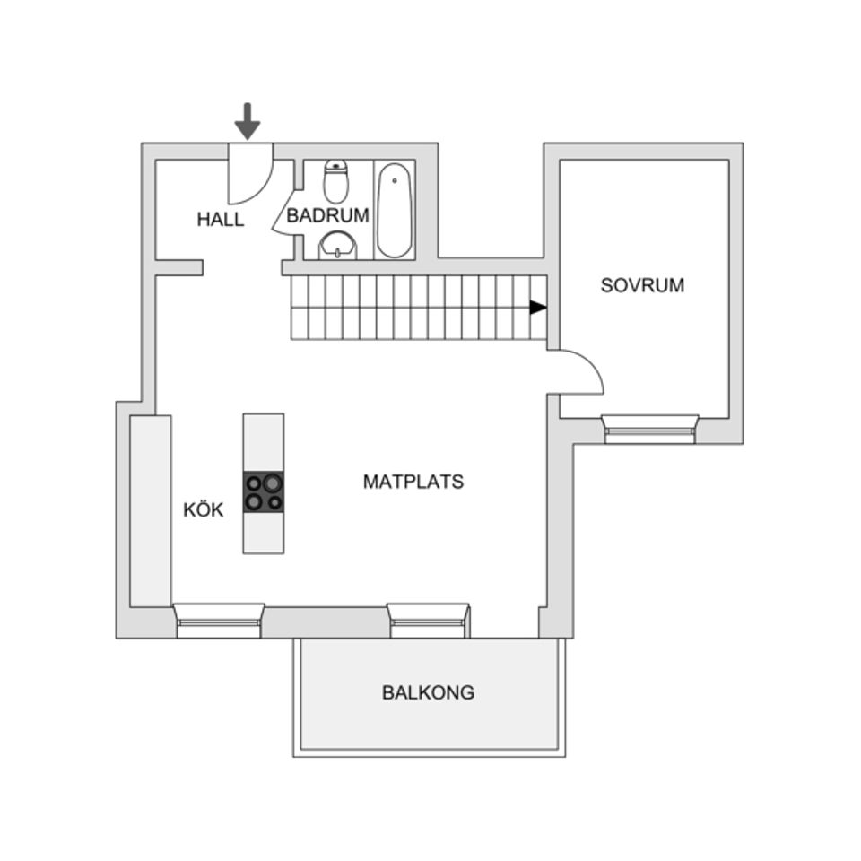 Bostadsrätt, Lundbergsgatan 16, Slottsstaden, Malmö