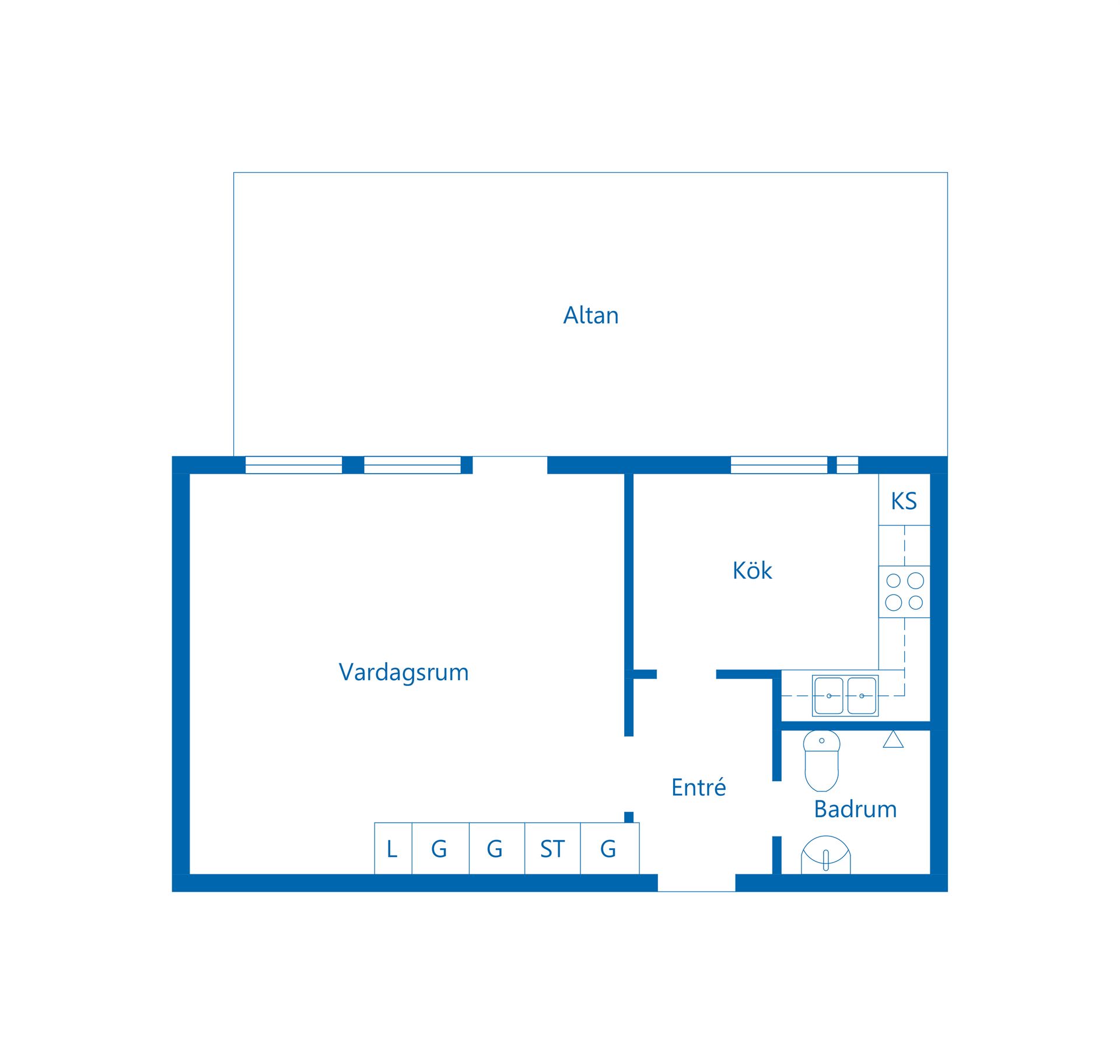 Bostadsrätt, Borgargatan 6A, Grind, Norrtälje