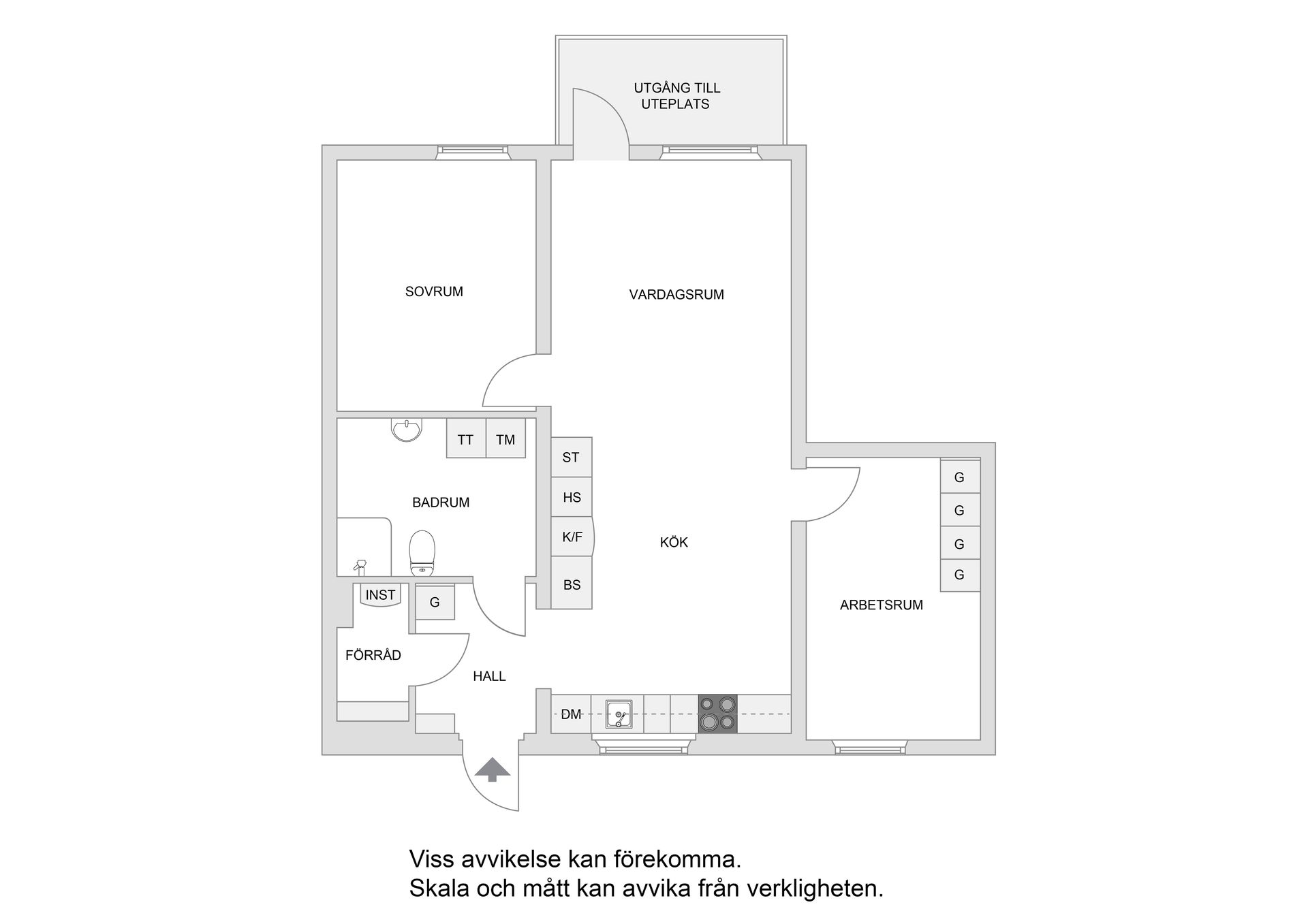 Bostadsrätt, Ängsmarksvägen 29D, Gånsta, Enköping