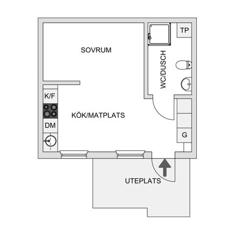 Bostadsrätt, Parkvägen 12D, Helenelund, Sollentuna