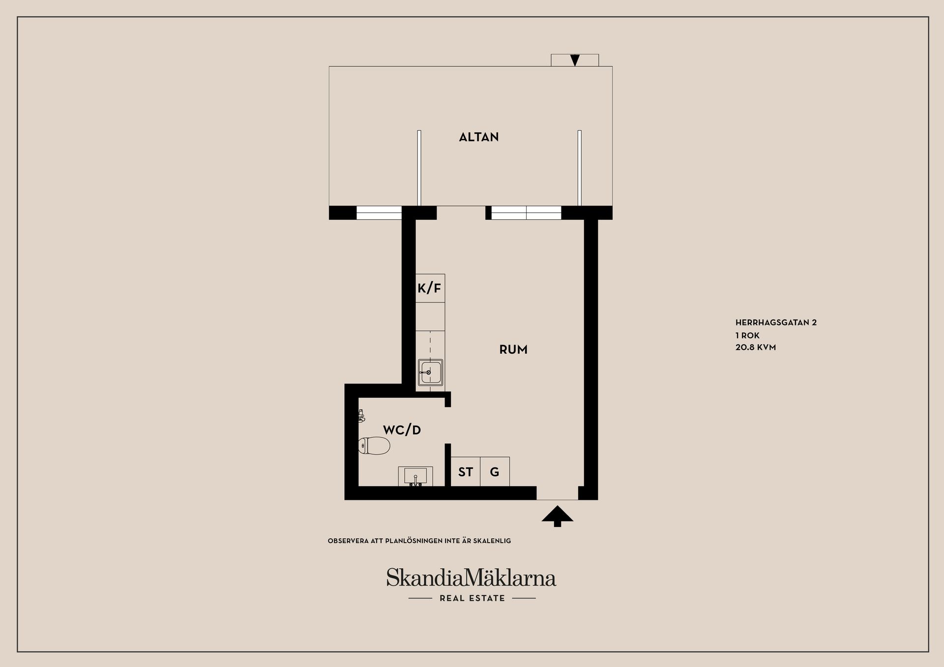 Bostadsrätt, Herrhagsgatan 2, Karlstad