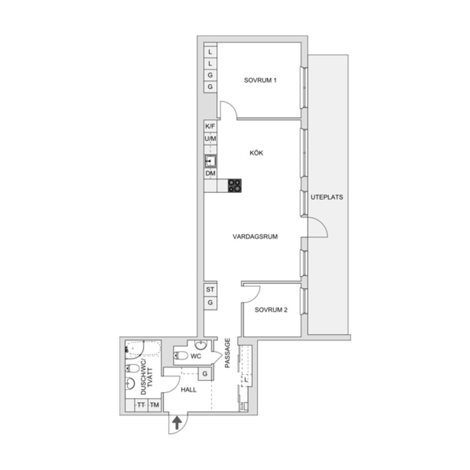 Bostadsrätt, Tollareslingan 12, Tollare, Nacka