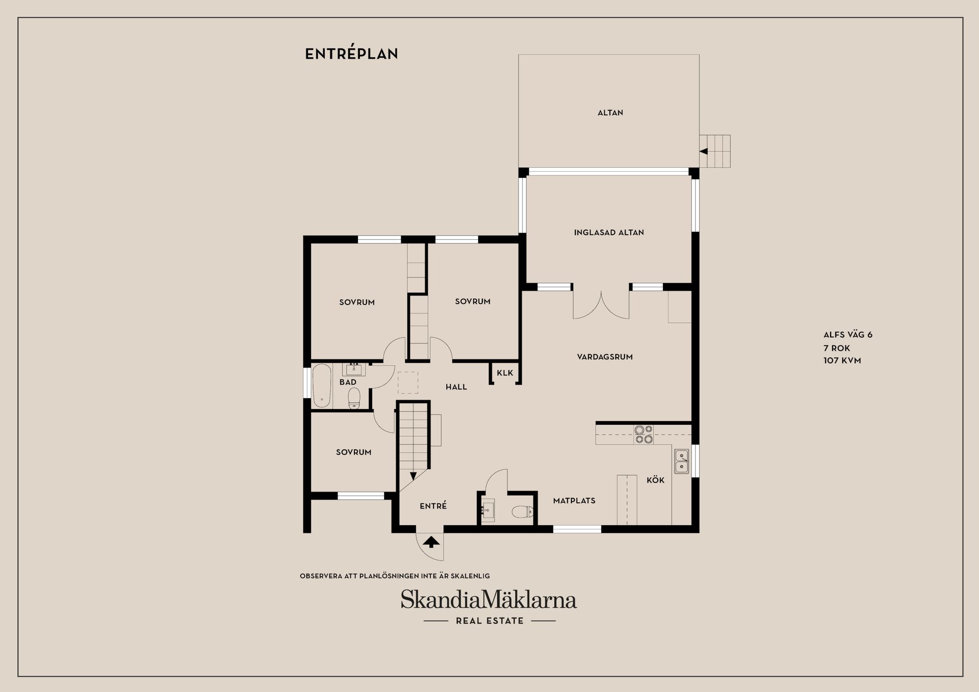 Villa, Alfs väg 6, Alvhem, Ale