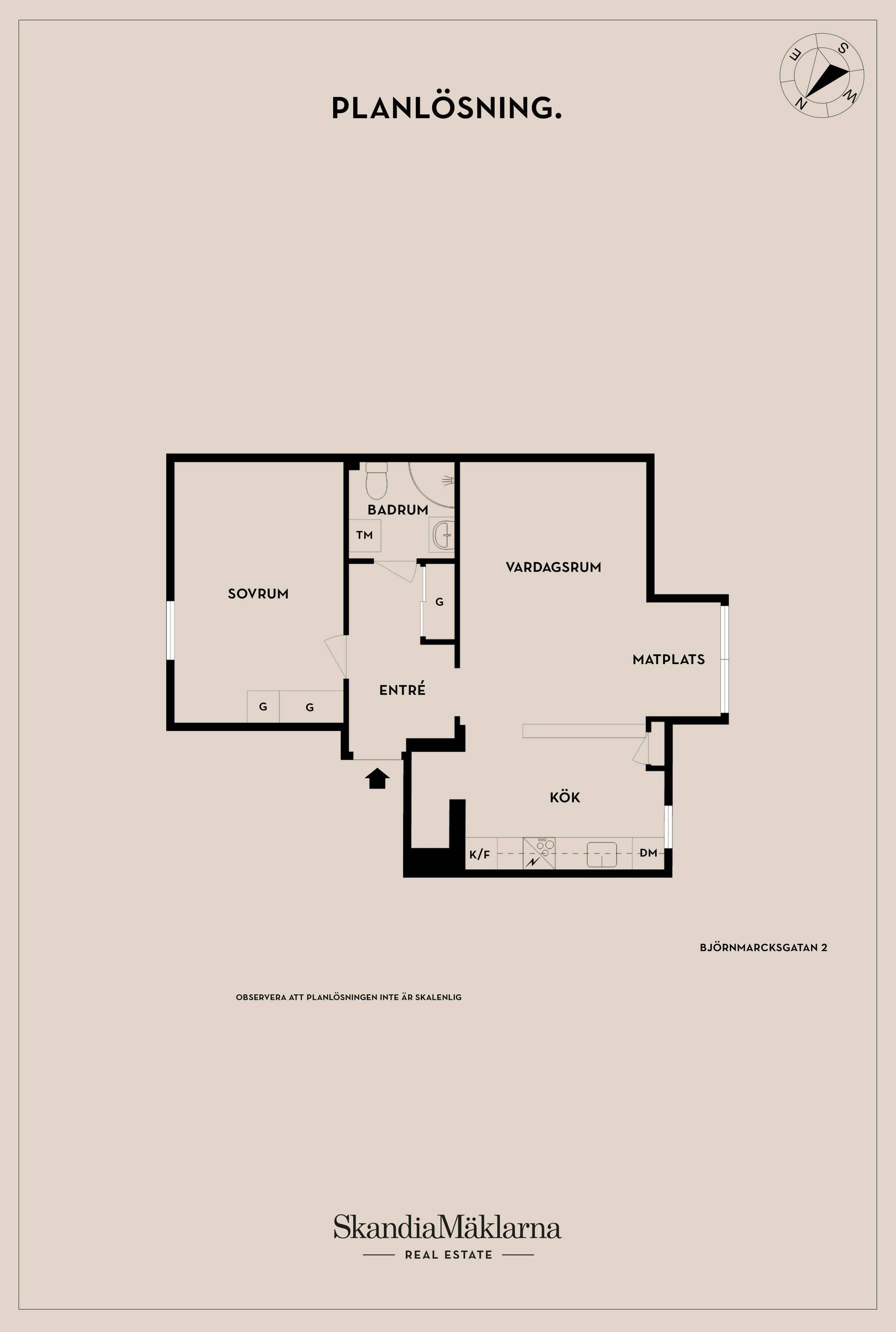 Bostadsrätt, Björnmarcksgatan 2, Olympia, Helsingborg